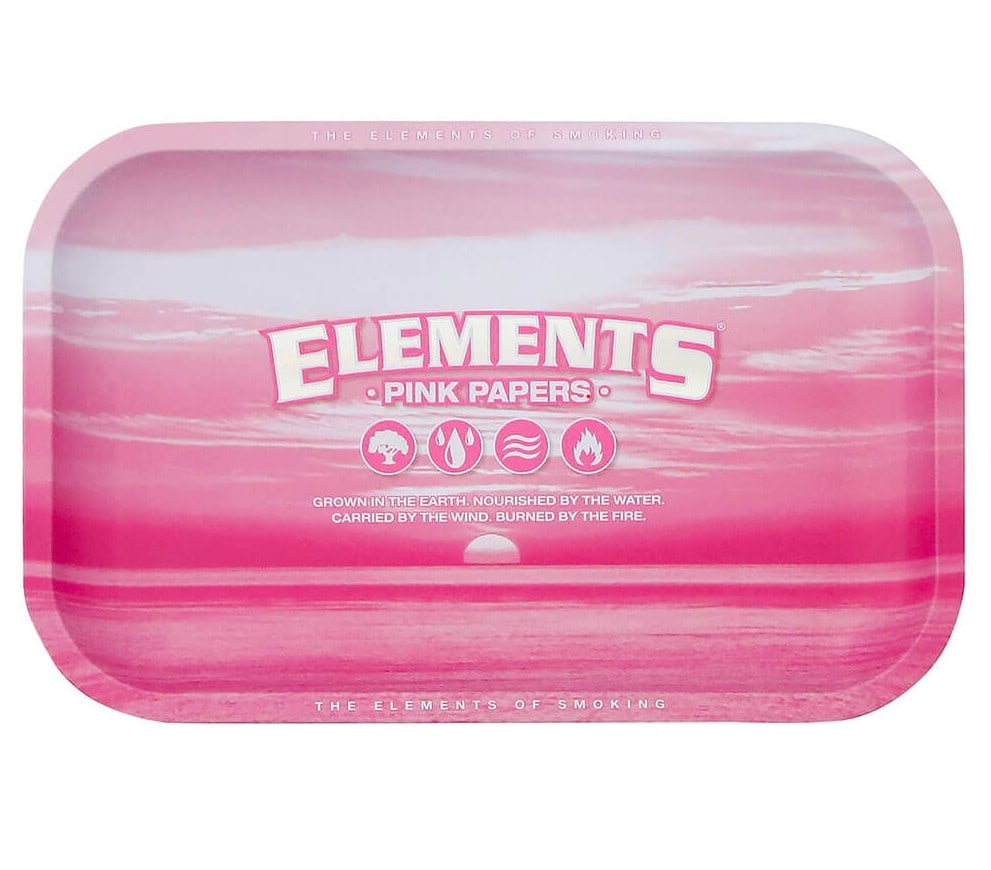 Shop Elements Pink Medium Metal Rolling Tray