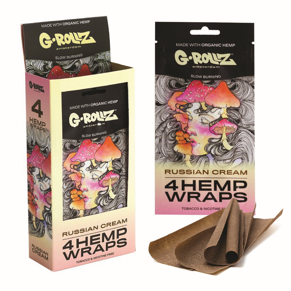 Shop G-Rollz | 4x Russian Cream Flavored Hemp Wraps | Blunts